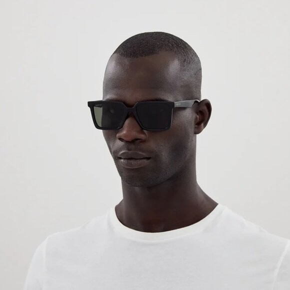 NEW Gucci GG1540S 003 Light Blue Violet Logo Mirrored Men Square Sunglasses - Picture 8 of 8